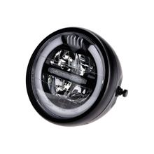 Scheinwerfer Puig LED rund 175mm schwarz universal für Aeon Revo, Aprilia Mini RX Entry Derbi DFW FDX Fantic Motor Caballero Performance Motard Enduro