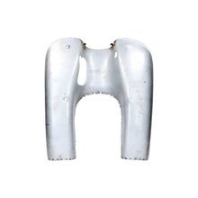 Paragambe Schmitt non verniciato bianco 1,0 mm per Simson KR51/2 Schwalbe