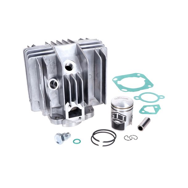 Kit cilindro Schmitt 50cc 38mm 44mm, corsa 0213 146 376 per Sachs 504, 505, Hercules Prima