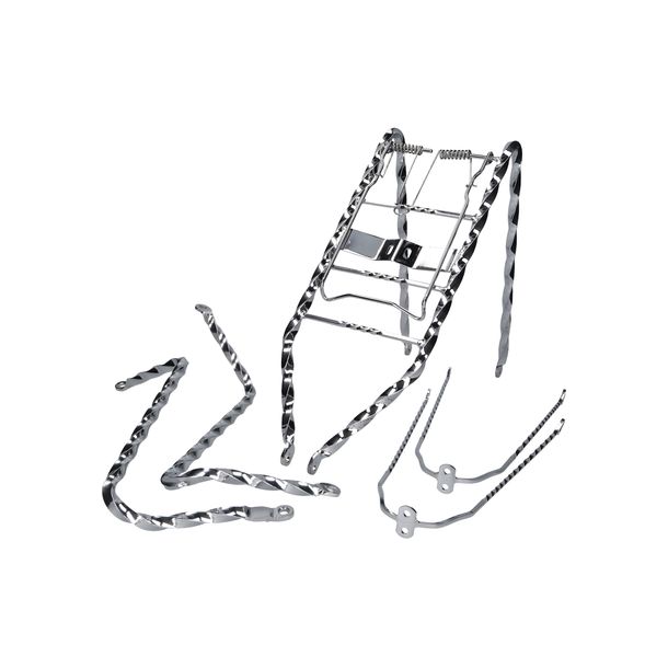 Set di attacchi cromati girevoli ritorti per Puch Maxi N