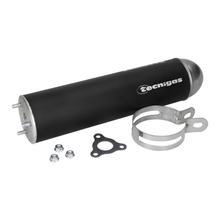 Silenciador traseiro Tecnigas E-NOX Alumínio preto para Gilera RCR, Motorhispania YR11 Enduro VTVDV1CE20101 MBK X-Limit SM Rieju Drac Bultaco Lobito Derbi