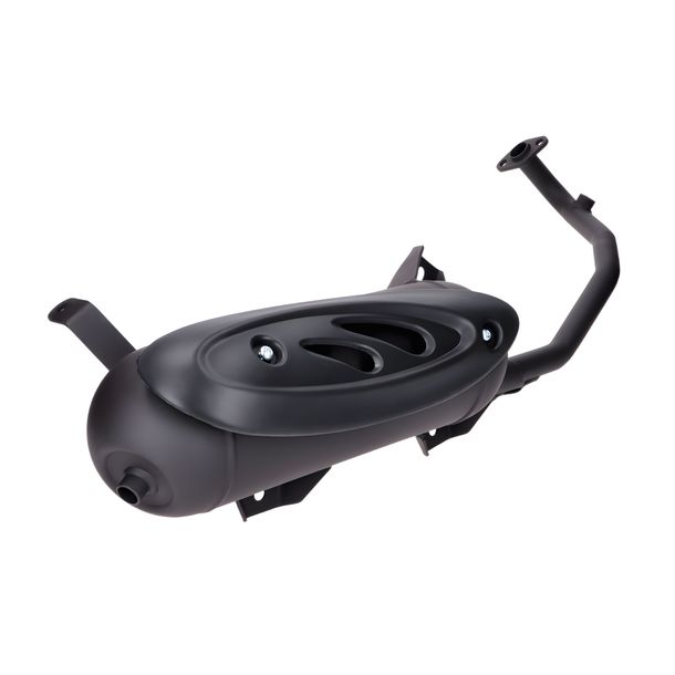 Escape Tecnigas Maxi 4 con homologación Chapa de acero para SYM Symphony 125 i.e. Euro4 2016-, Peugeot Tweet 125 i.e. Euro4