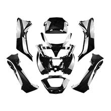 TUNR 8-delige glanzende zwarte kuipset voor Piaggio MP3 125-500 2008-2013