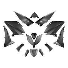 TUNR 14-delige zwarte matte kuipset voor Yamaha T-Max 530 2015-2017