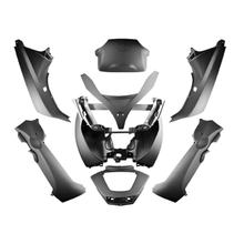 TUNR 8-delige zwarte matte kuipset voor Piaggio MP3 125-500 2008-2013