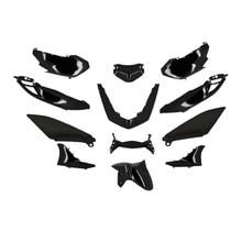 TUNR 12-delige zwarte glanzende kuipset voor Yamaha N-Max 125, 155i 2021