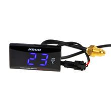 Temperaturanzeige VOCA Racing Temp-Meter 0-120°C blau wassergekühlte Motoren für Aprilia RX, Fantic Motor Caballero Performance Motard Enduro ER Competizione