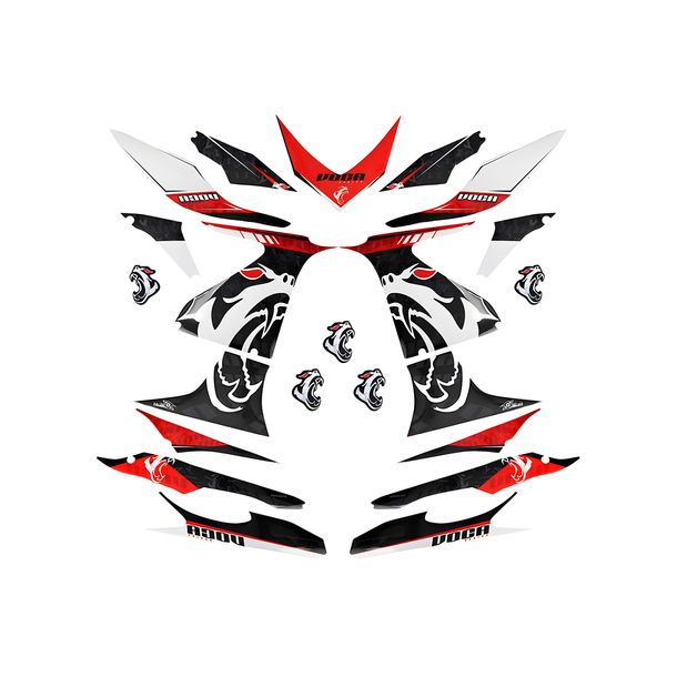 Decor/VOCA Racing sticker kit for Yamaha Aerox, MBK Nitro -2013