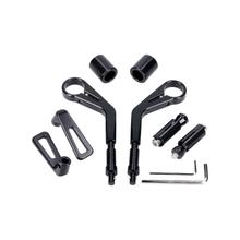Protecteur de levier de frein VOCA Racing CNC en aluminium noir 14 mm réglable