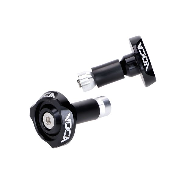 Amortiguador de vibraciones de manillar VOCA Racing V2 CNC de 14 mm, negro