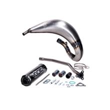 Scarico VOCA Racing Cross 50/70ccm SIlenziatore nero per Rieju MRT50