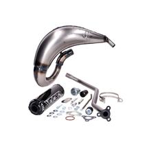 Impianto di scarico VOCA Racing MX-Style omologato 50/70cc, nero per Aprilia RX, SX, Derbi Senda