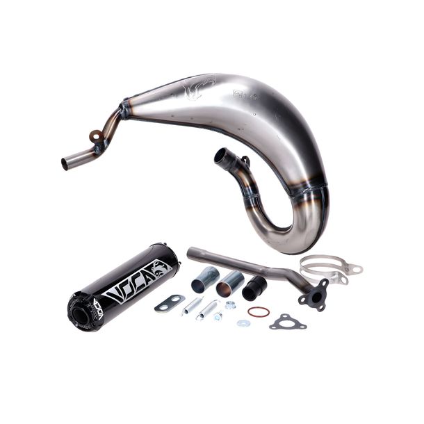 Scarico VOCA Racing Cross 50/70ccm nero per Sherco 50 SM-R, SE-R