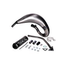Scarico VOCA Racing Cross 50/70cm SIlenziatore nero per motori Fantic