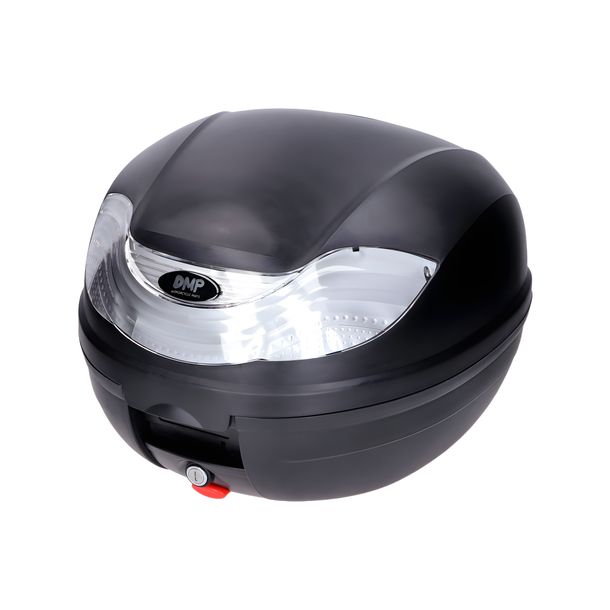 Maleta superior DMP 32L negra, sistema de cierre rápido