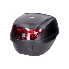 Top Case Koffer DMP 28L schwarz, roter Reflektor