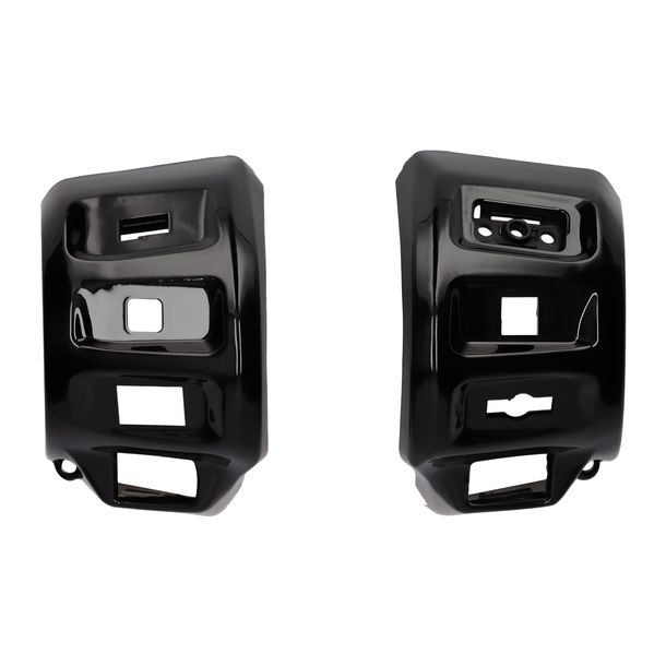 Licht- und Blinkerschalter Gehäuse Set DMP schwarz glänzend für Vespa GTS 125-300 2022