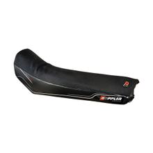 Potah sedadla Doppler černý/červený pro Derbi Senda, Gilera RCR