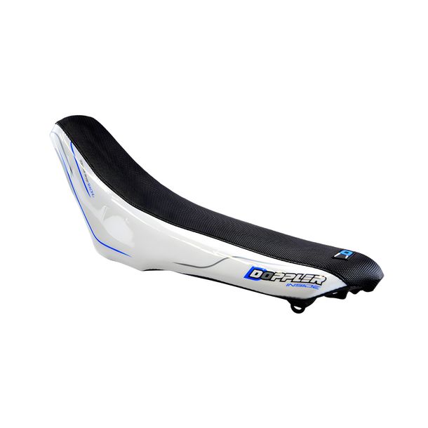Housse de siège Doppler pour Rieju MRI noir/blanc/bleu