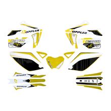 Kit decorazione/adesivi Doppler bianco-nero-giallo per Rieju MRT 50 2008-2017