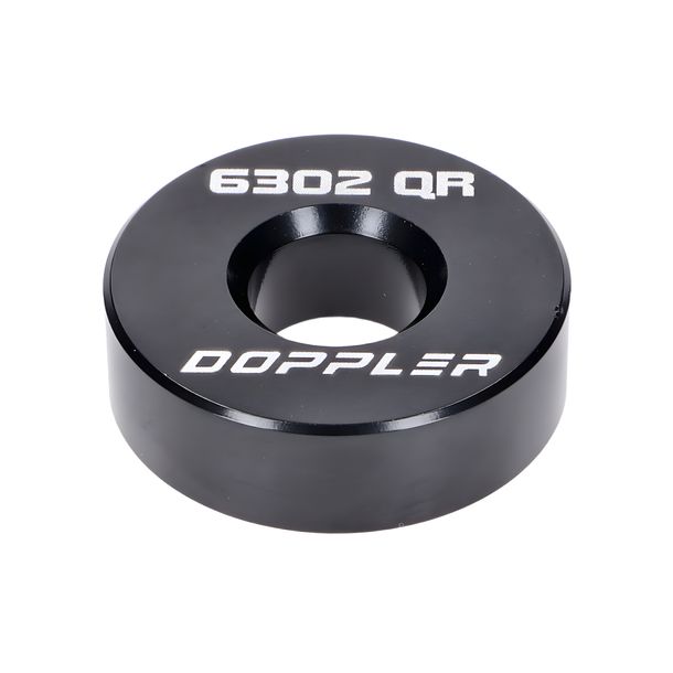 Lager dummy Doppler aluminium CNC zwart 6302QR lager