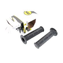 Set impugnature Magura 125 mm 22/24 mm in gomma nera per Zündapp KS, Kreidler, Hercules