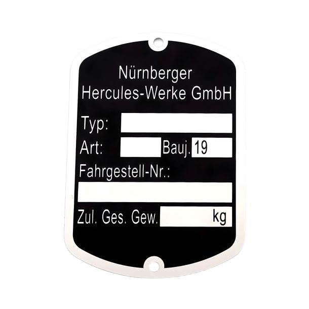 MOGA de aluminio 50x35 mm negro 504 947 00 01 para Hercules Prima 1-6, GT, GX, Presto, Pronto, KX 5, Supra 2 D, Optima, MX 1, MF, MP, M 1-5, P 1-3, HR 1