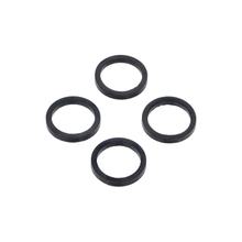 MOGA EPDM Rubber Headlight Bracket Set 27x33mm Black for Hercules Prima