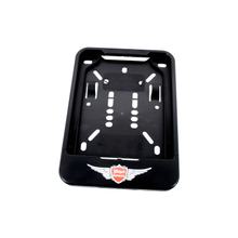 Kennzeichenunterlage MOGA Kunststoff Schwarz für Kreidler Flory 25 MF22 2-Gang MF23SL 3-Gang MF12 MF22C MF22CB, Zündapp R ZD 20 Hai 50 ccm