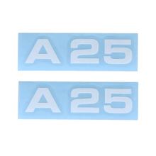 MOGA 2-delige stickerset 74x17mm voor Zündapp A 25