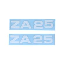 Aufkleber Satz MOGA 2-teilig 95x17mm für Zündapp ZA 25 Mofa