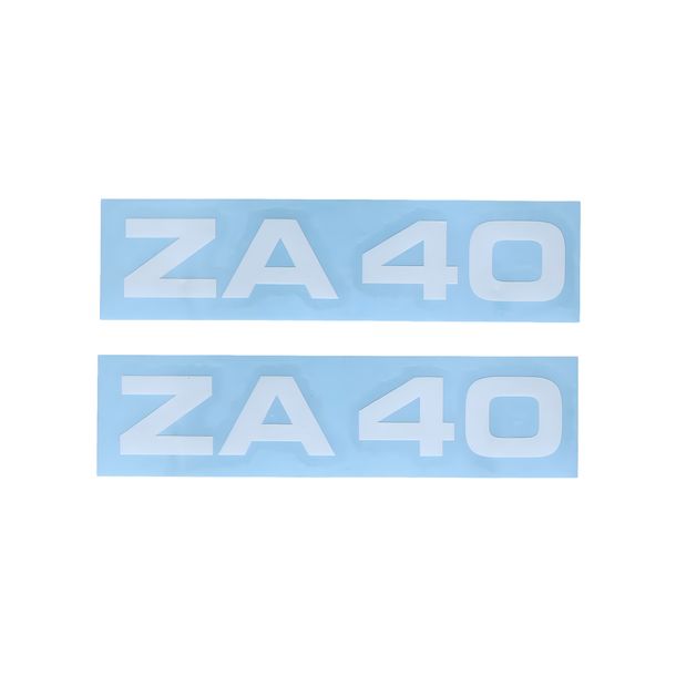 MOGA 2-piece sticker set 95x17mm for Zündapp ZA 40