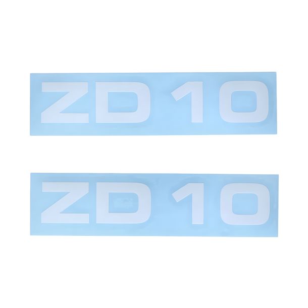 Juego de pegatinas MOGA de 2 piezas, 95 x 17 mm, para ciclomotor Zündapp ZD 10