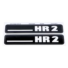 Aufkleber Satz MOGA 2 Stück 105mmx21mm für Hercules Hobby Rider HR 633.947.05.01