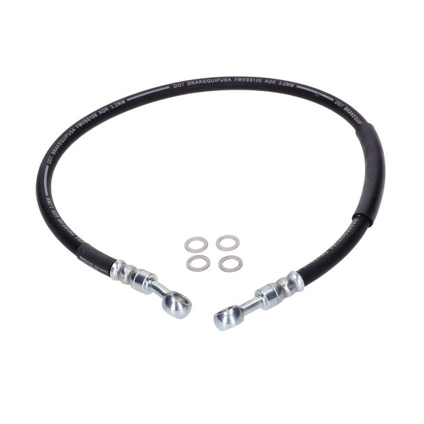 MOGA rubberen zwarte remleiding 0846 201 000 voor Hercules K 50 Sprint, DKW type 685, RT 159 Jet 685