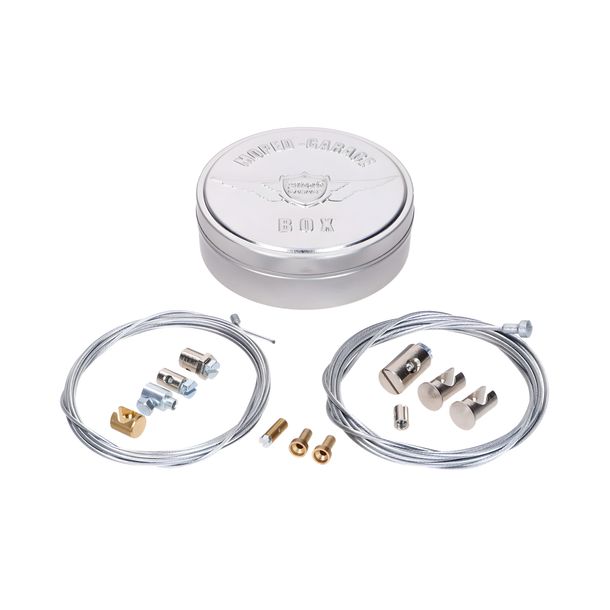 Set di riparazione per scatole metalliche MOGA da 15 pezzi, diametro 75 mm, altezza 23 mm, per Zündapp, Kreidler, Hercules, Puch