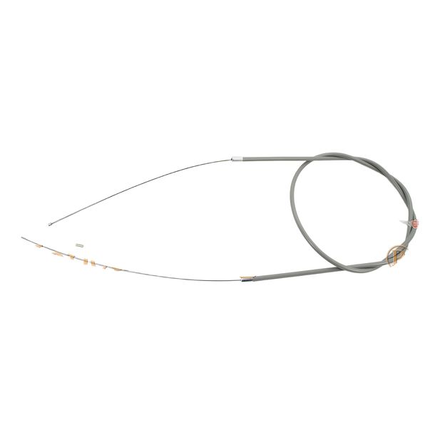 MOGA staalgrijze gaskabel voor Mobylette N140, N150