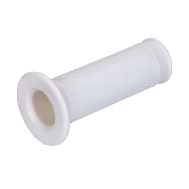 NTS Parts gasgreep 24 mm 105 mm wit universeel voor Flex Tech Retro Firenze, Fly Scooters IL Bello 1 Jmstar Eagle Motowell Retrosa Motoworx Titano SYM