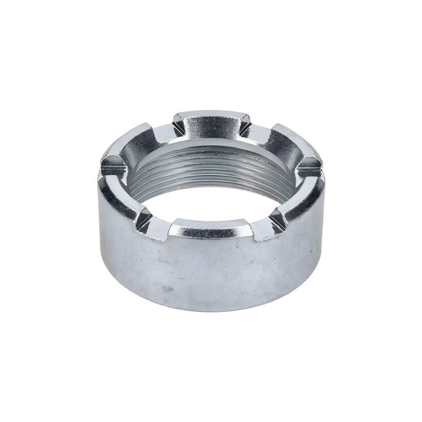Dado collettore cromato NTS Parts M40x1.5 da 33 mm per Hercules, DKW, Miele, Gritzner, Göricke