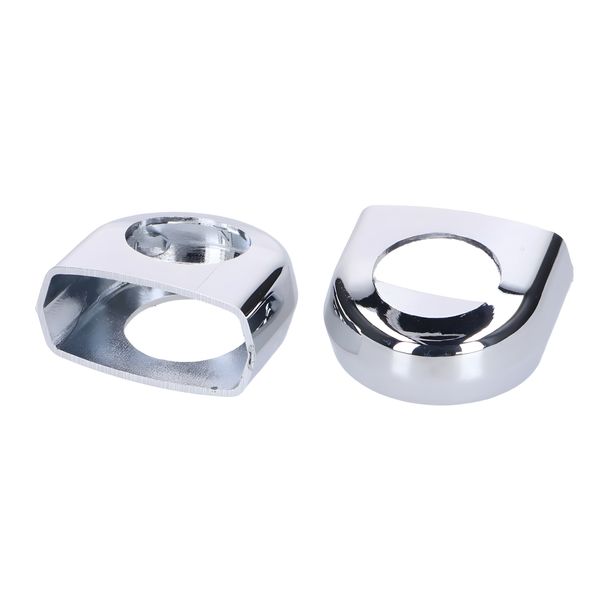Lenkerbefestigungs Abdeckung NTS Parts Chrom 2 Stück für Kreidler Florett RMC RS TM LF LH