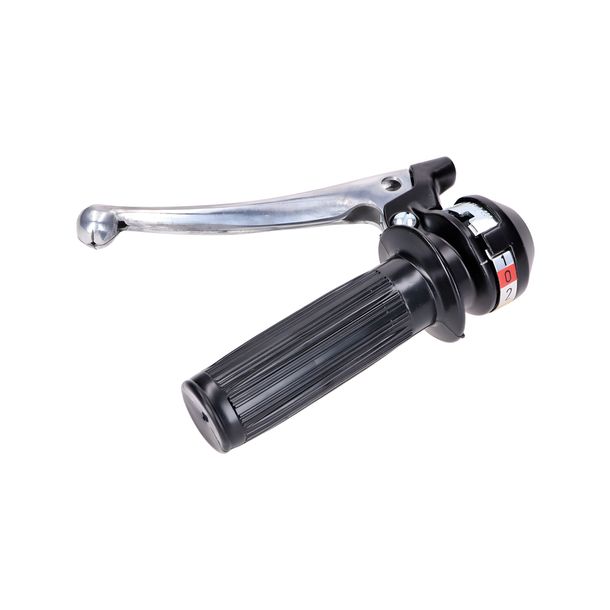 Schaltgriff Aluminium NTS Parts 3-Gang Schwarz für Kreidler Flory
