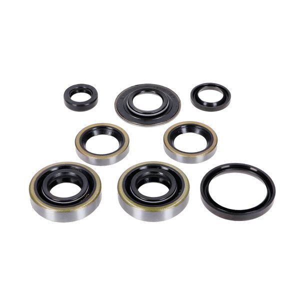 Wellendichtring-Satz NTS Parts 8-teilig 15x30x7 15x31,5x3,5 16x24x4 25x31,2x4 10x16x4,5 für Hercules, Miele, DKW, KTM, Göricke, Gritzner