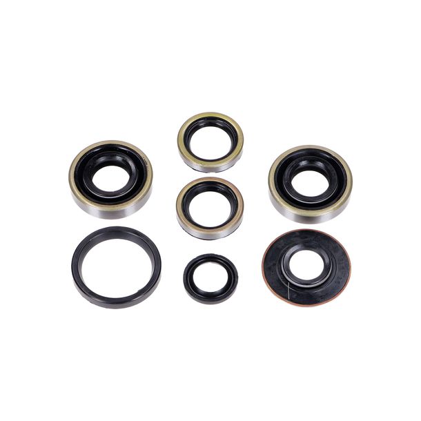 Juego de juntas de eje negras de 6 piezas de NTS Parts para Hercules, KTM, Miele y DKW