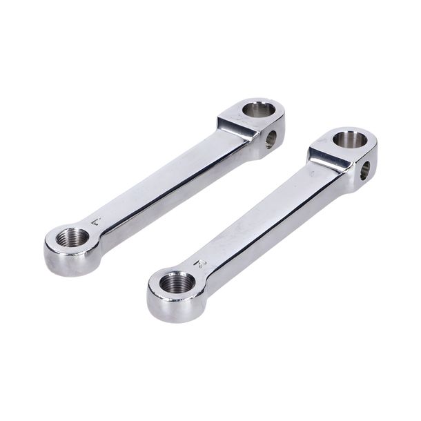 Pedalarm Satz NTS Parts 135mm Chrom für Kreidler, Flory, MF, Mofa, Moped