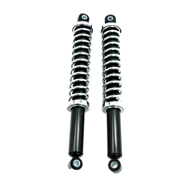 Kit d'amortisseurs hydrauliques réglables de 10 mm NTS Parts 365 mm pour Kreidler Florett K54 RS, RMC