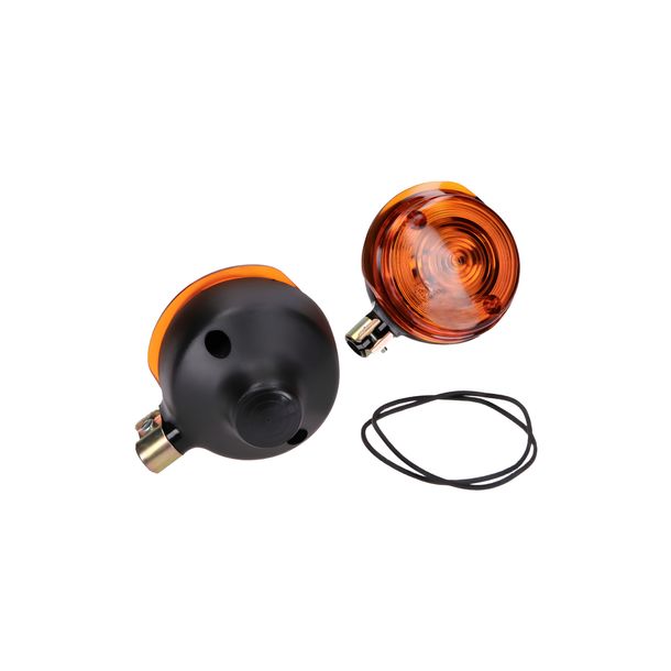 Blinker Set vorn rund, 390590 für Simson S50, S51, S70, SR50, SR80, MZ TS 250, ETZ 125, ETZ 150, ETZ 250