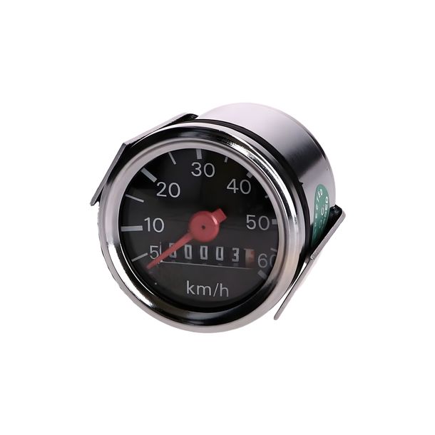 Tachometer 48mm schwarz für Hercules, Simson