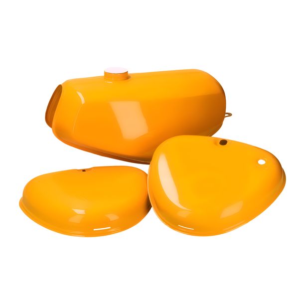 Sahara brown fuel tank and side cover set for Simson S50, S51, S70