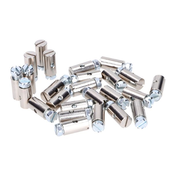 Tornilleras de 8,0 x 15,0 mm, 25 piezas para cable