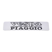 Schriftzug Tank 115x28mm schwarz / silber für Piaggio Ciao Mofa, Moped